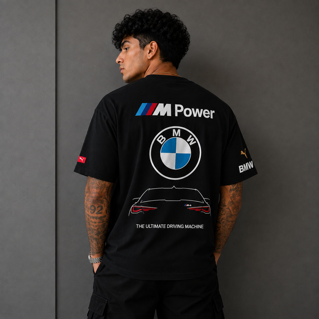 BMW M Power Ultimate Driving Machine Oversized T-Shirt