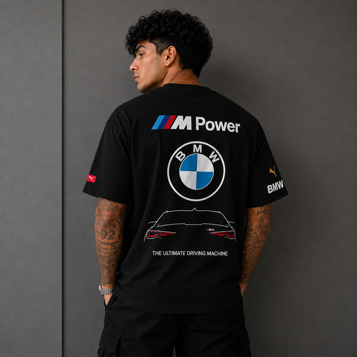 BMW M Power Ultimate Driving Machine Oversized T-Shirt