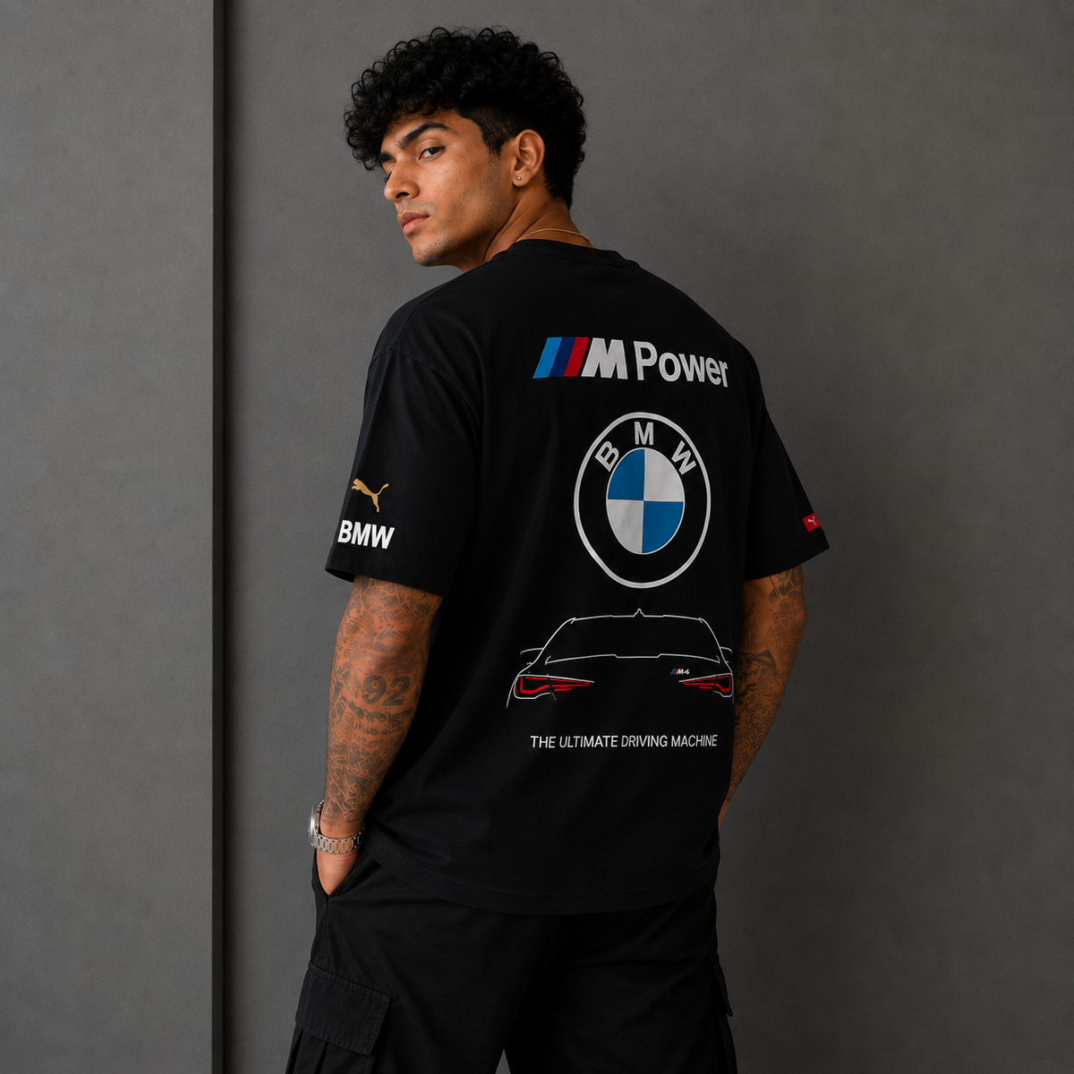 BMW M Power Ultimate Driving Machine Oversized T-Shirt