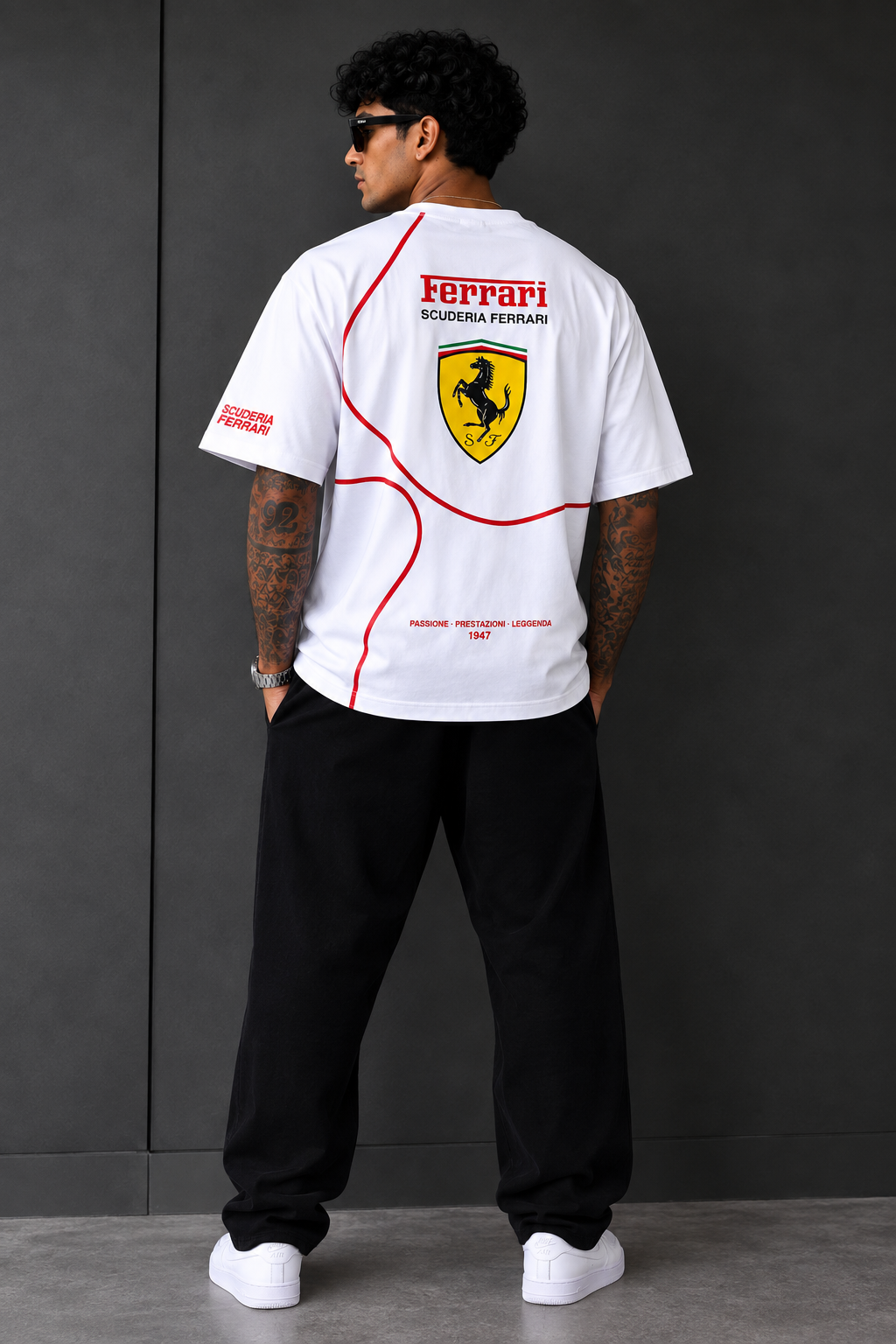 Ferrari Scuderia Racing Heritage Oversized T-Shirt