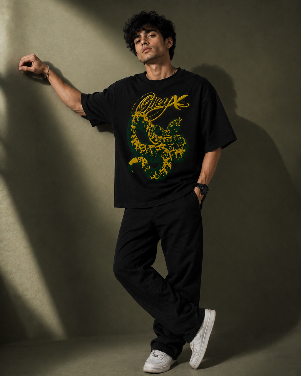 COBRA BLACK TEE BY GREYX