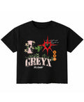 Black Boxy Fit T-shirt Front Design